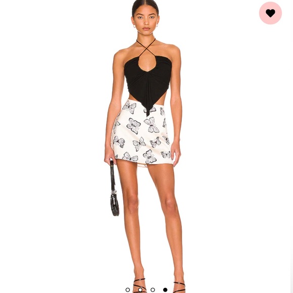 Araceli Mini Skirt in Champagne - Picture 4 of 4